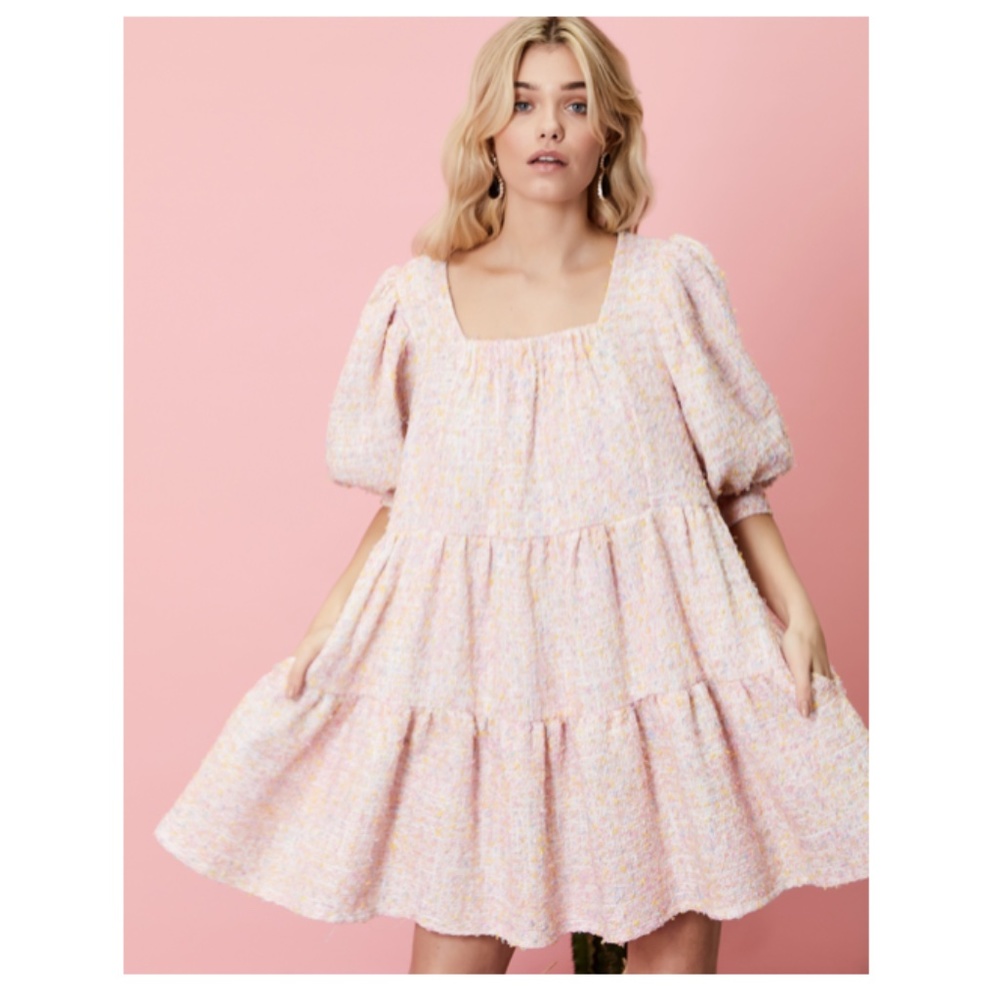 NWT Sister Jane Confetti Tweed Mini Dress in S